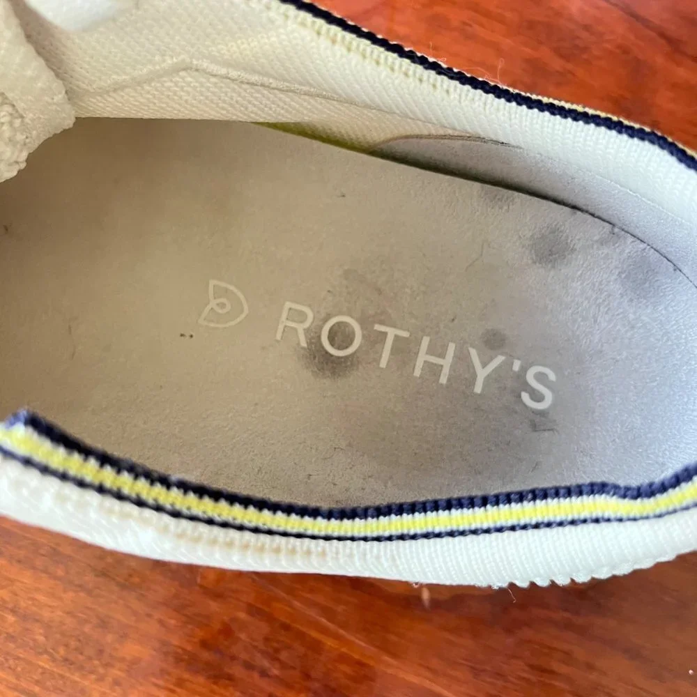 Rothy's The Lace Up - Off White‎ Sneakers. Size 10